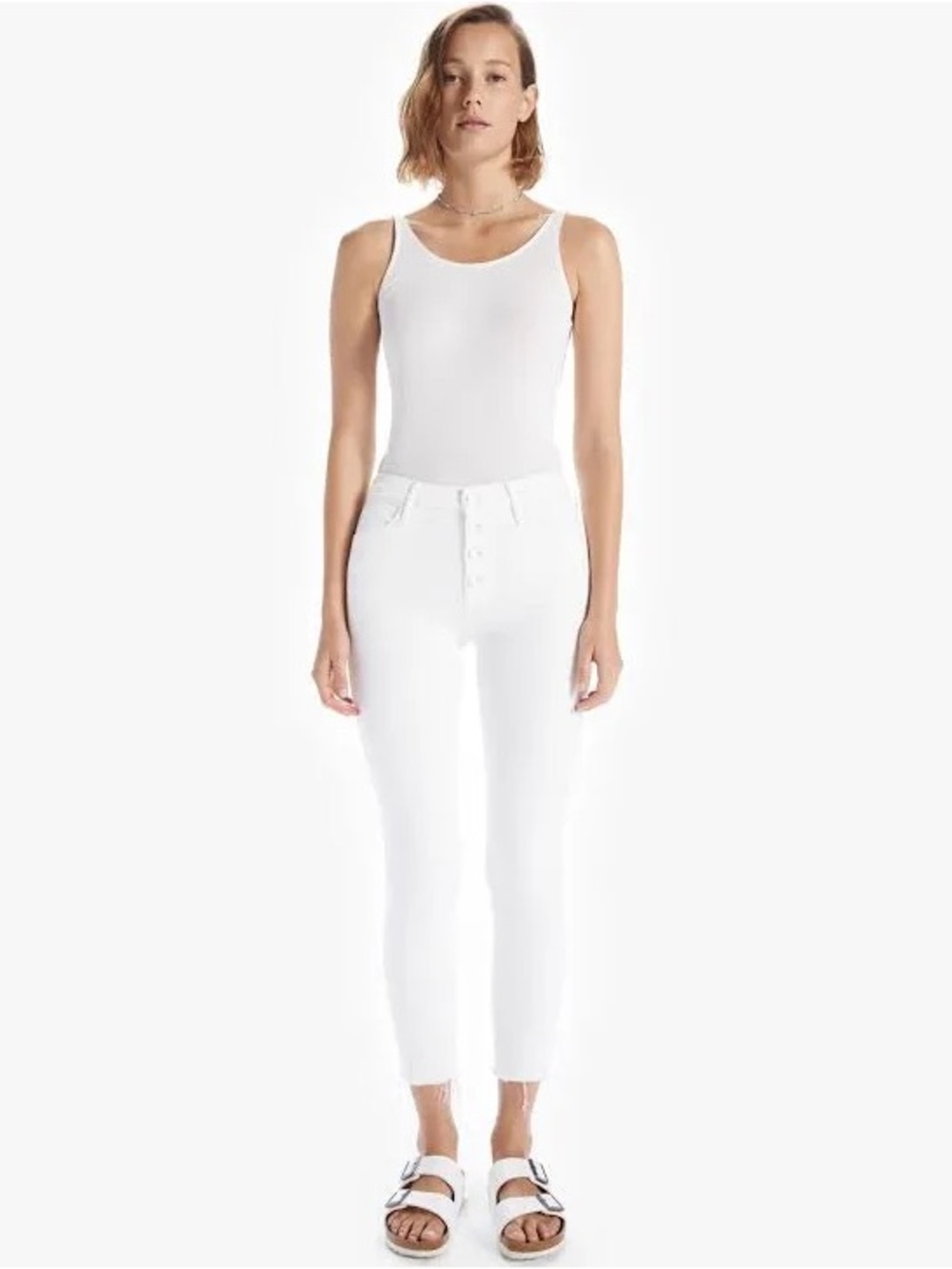 MOTHER The Pixie Ankle Fray Size 29